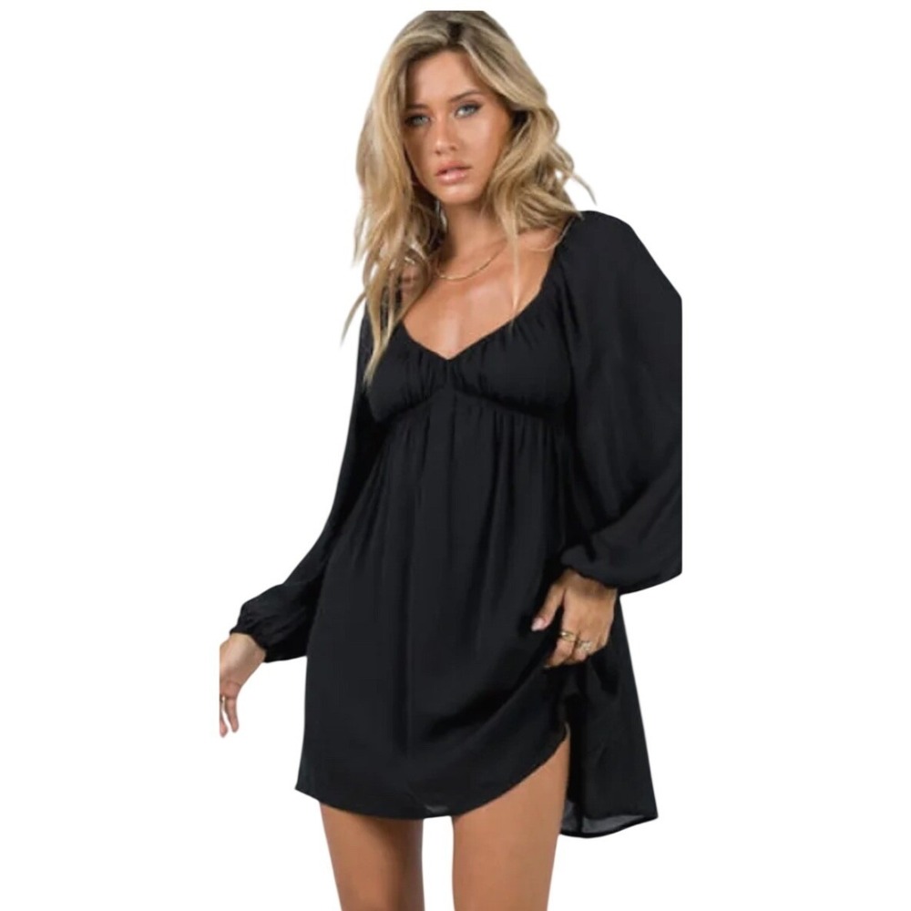 Princess Polly Y2K Babydoll Fairy Grunge Mini Dress Size 4 NWT Whimsigoth Sheer